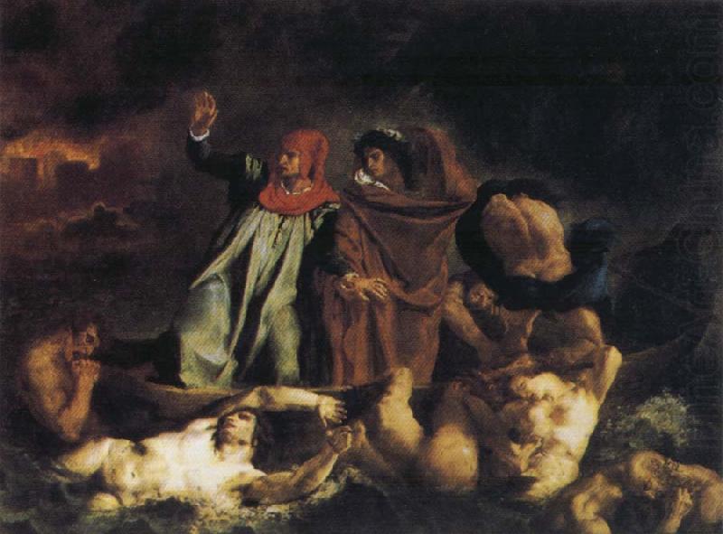 Eugene Delacroix The Bark of Dante china oil painting image
